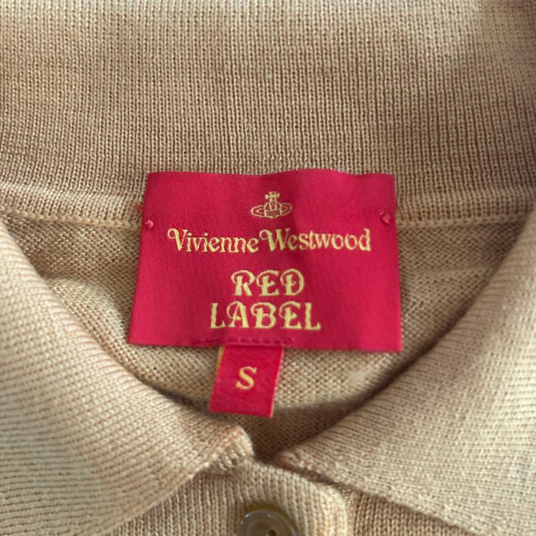 ヴィヴィアンウエスウッドレッドレーベル　オーヴ刺繍ポロニット