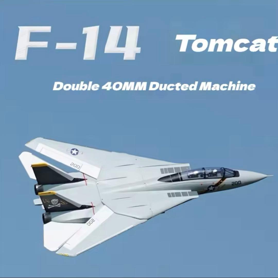 ラジコン飛行機Xfly F14 Twin 40mm PNPキット