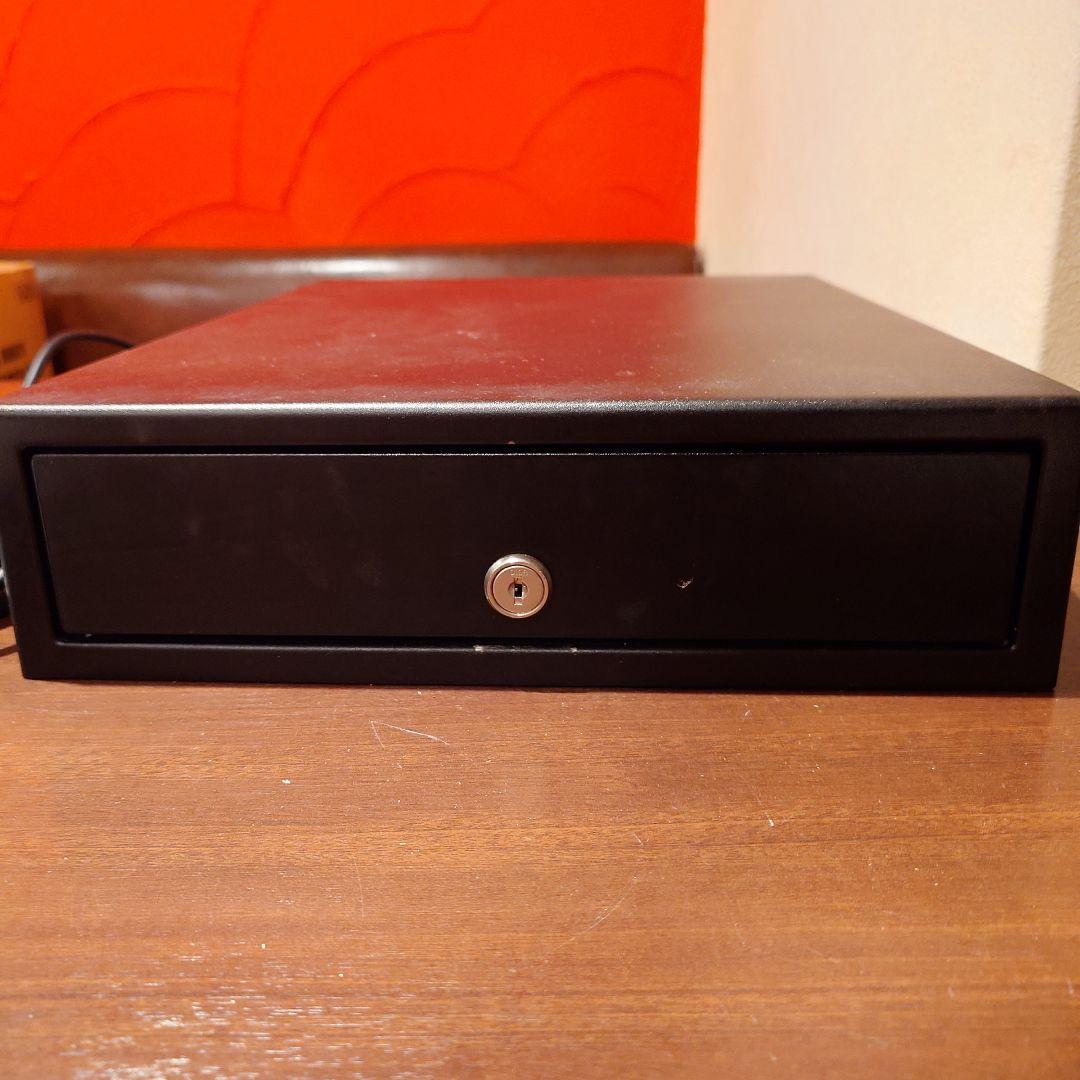 エアレジ　キャッシュドロアー　ブラック　鍵無し