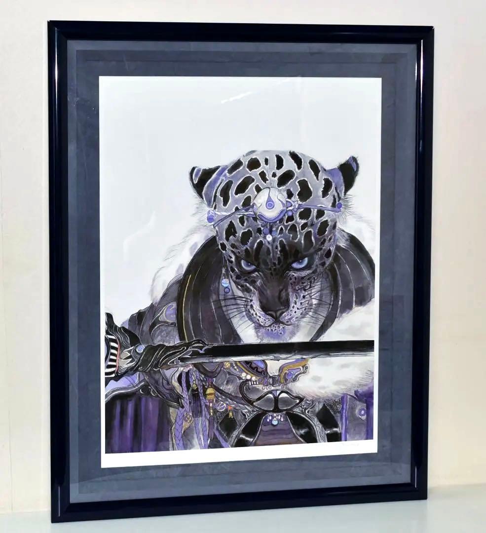 天野喜孝 異形の将軍 39/60 版画 直筆サイン入 アールビバン グインサーガ