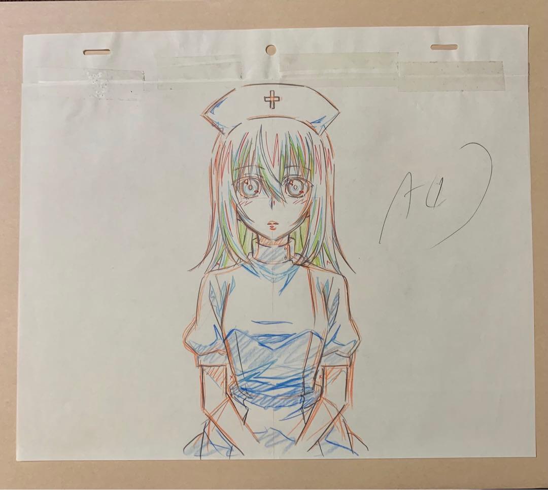 ストライク・ザ・ブラッド　生原画　姫柊雪菜　ナース　カット袋付属　ストブラ