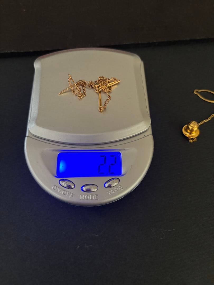 K18 ピンブローチ 中古品