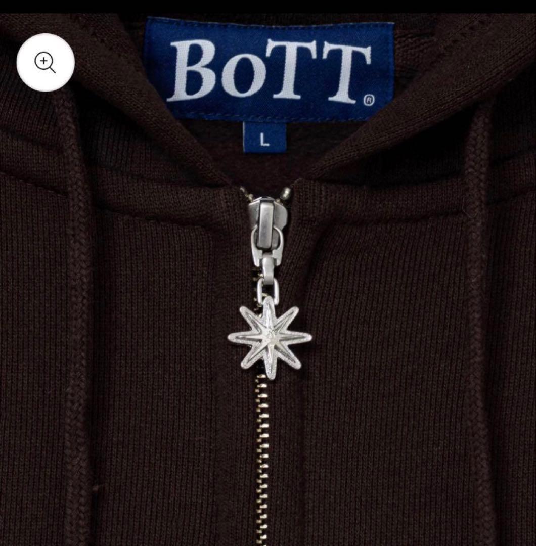 BOTT OG Logo Zip Hoodie - ブラウン L