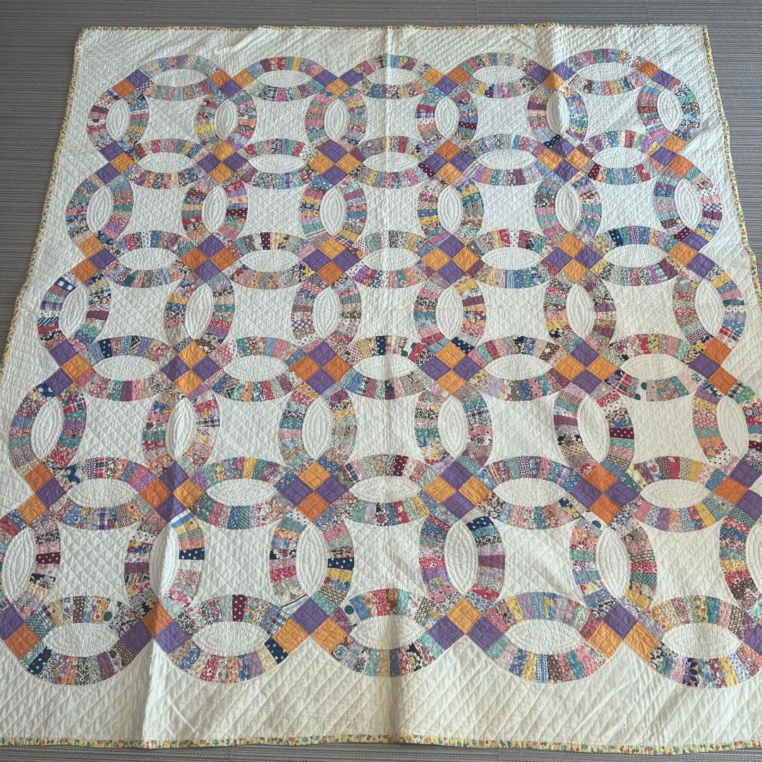 アンティークキルト✴︎ウェディングキルト8の字