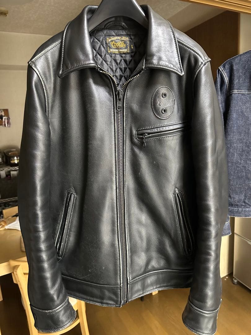 再出品‼️希少 cootie クーティー レザーJKT L kj氏着用