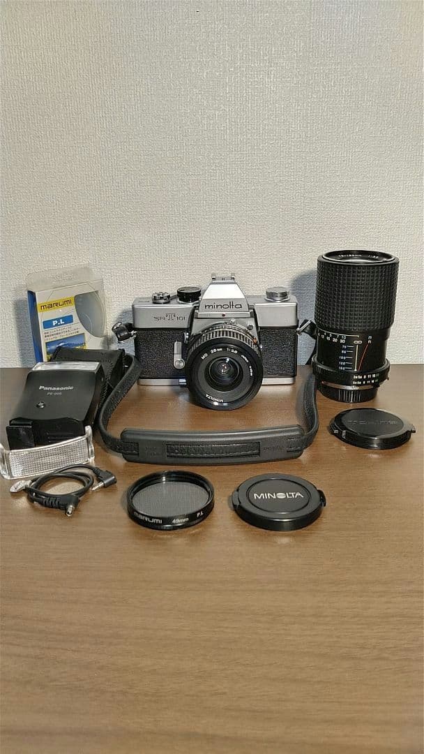 MINOLTA SRT 101 フィルム一眼レフカメラ　付属品多数