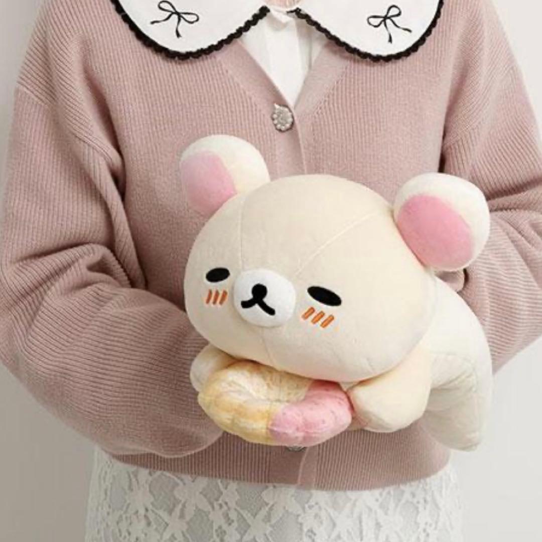 リラックマ ドーナツまくまくクッション　ミスタードーナツ　ぬいぐるみ