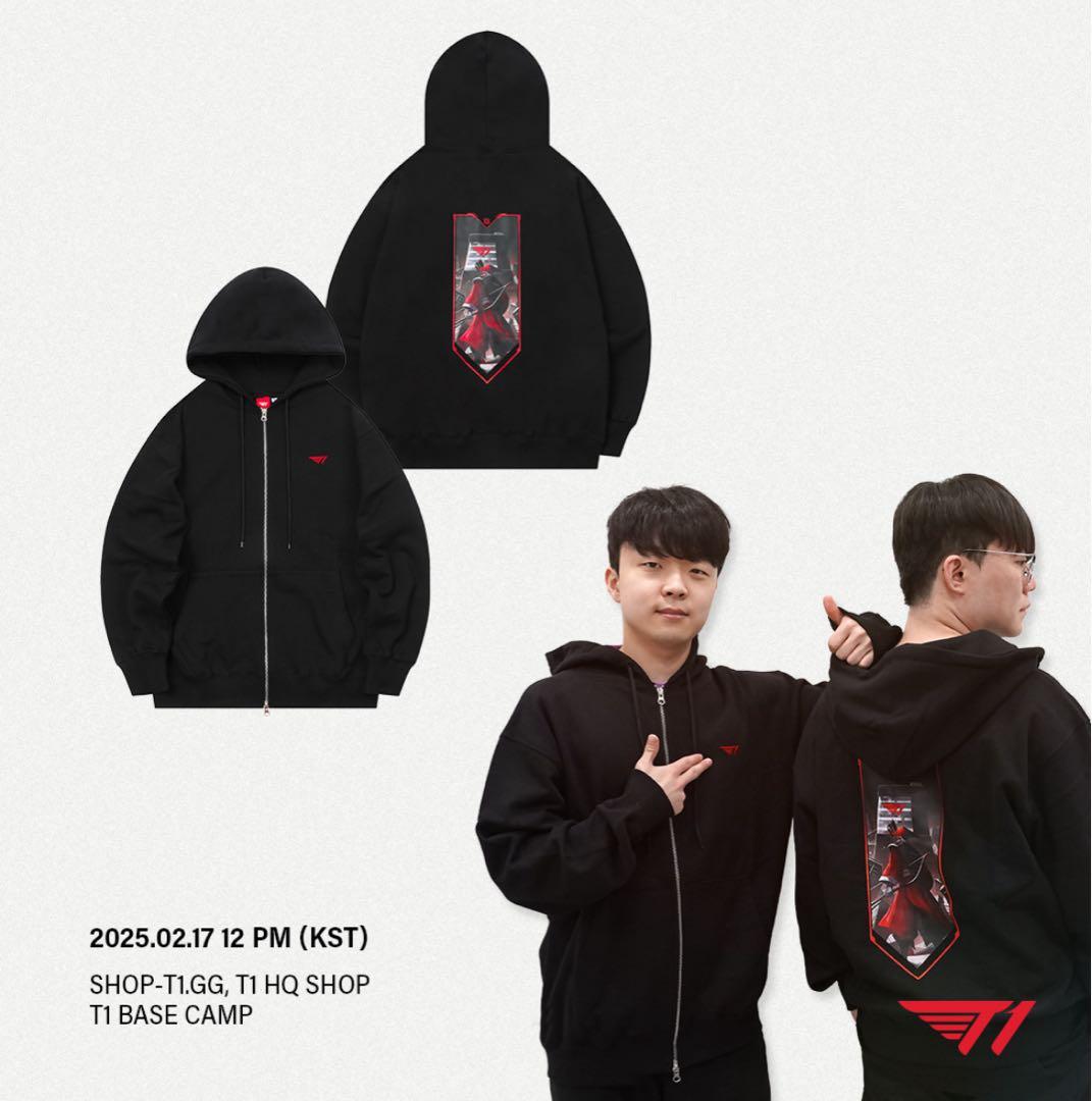 T1 パーカー　ブラック　Lサイズ　faker