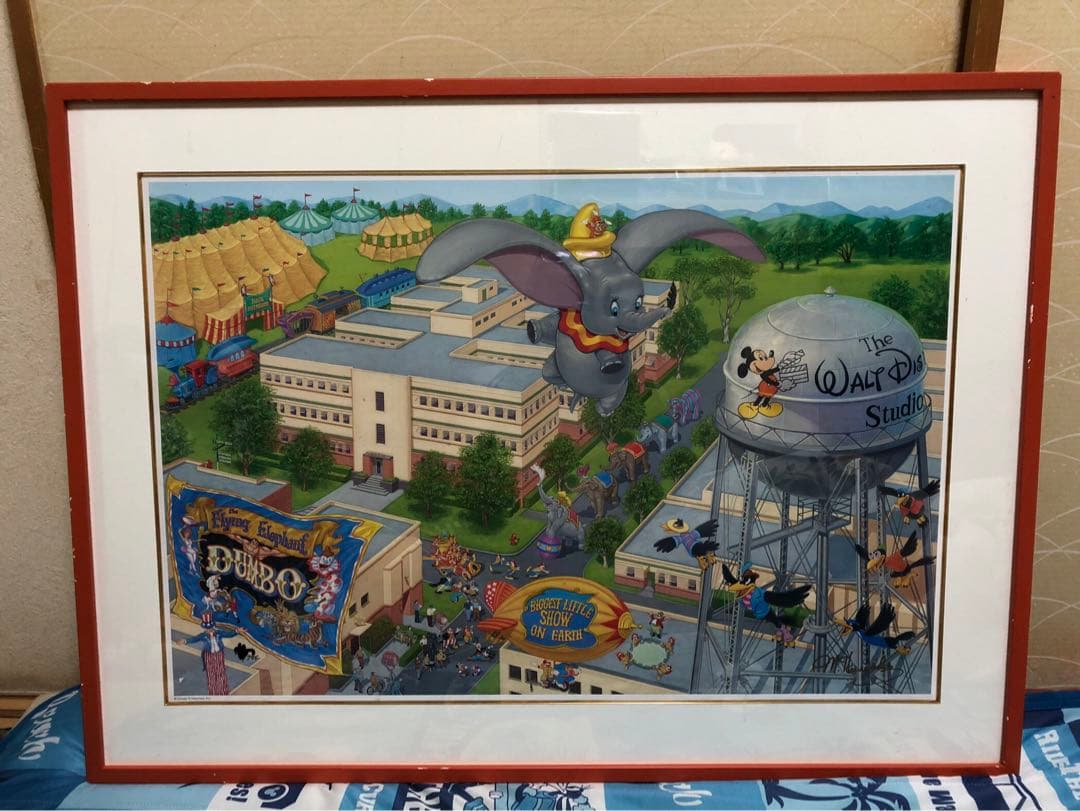 ディズニーファインアート　ダンボ　セル画　タペストリー