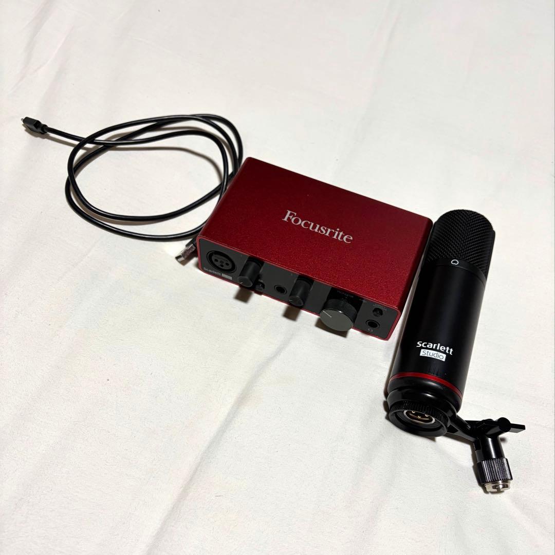 オーディオインターフェース・マイクセット