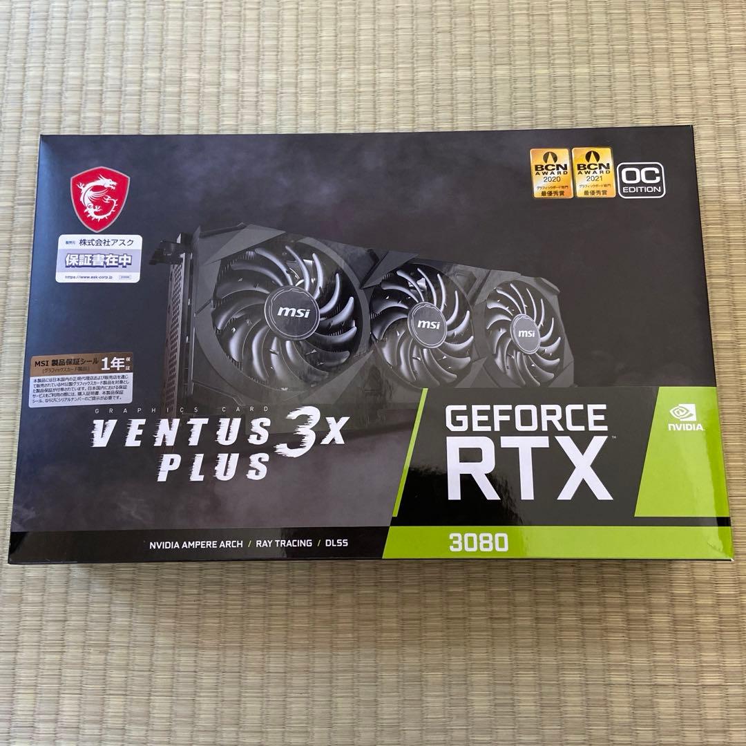 グラフィックボード・グラボ・ビデオカード RTX 3080 VENTUS 3X PLUS 12G OC LHR