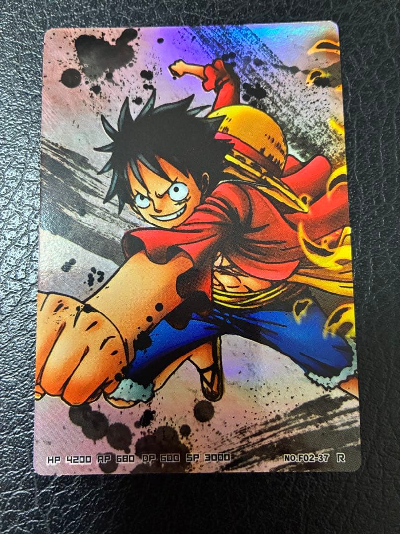 絶版希少！ARカードダス ワンピース　F02-37 モンキー・D・ルフィ R
