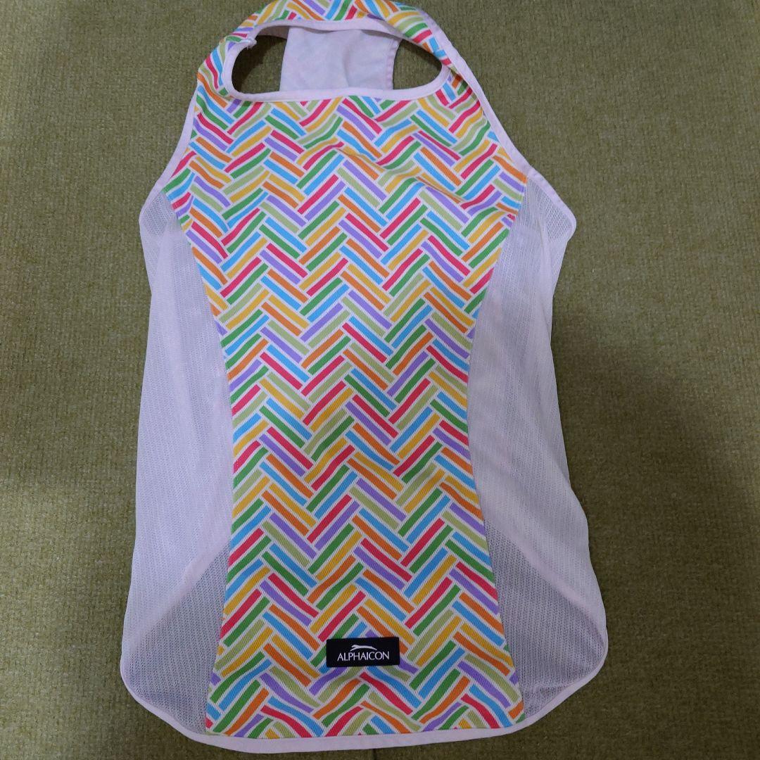 ALPHAICON 幾何学模様 メッシュ犬服 1XL サマークーリングタンク