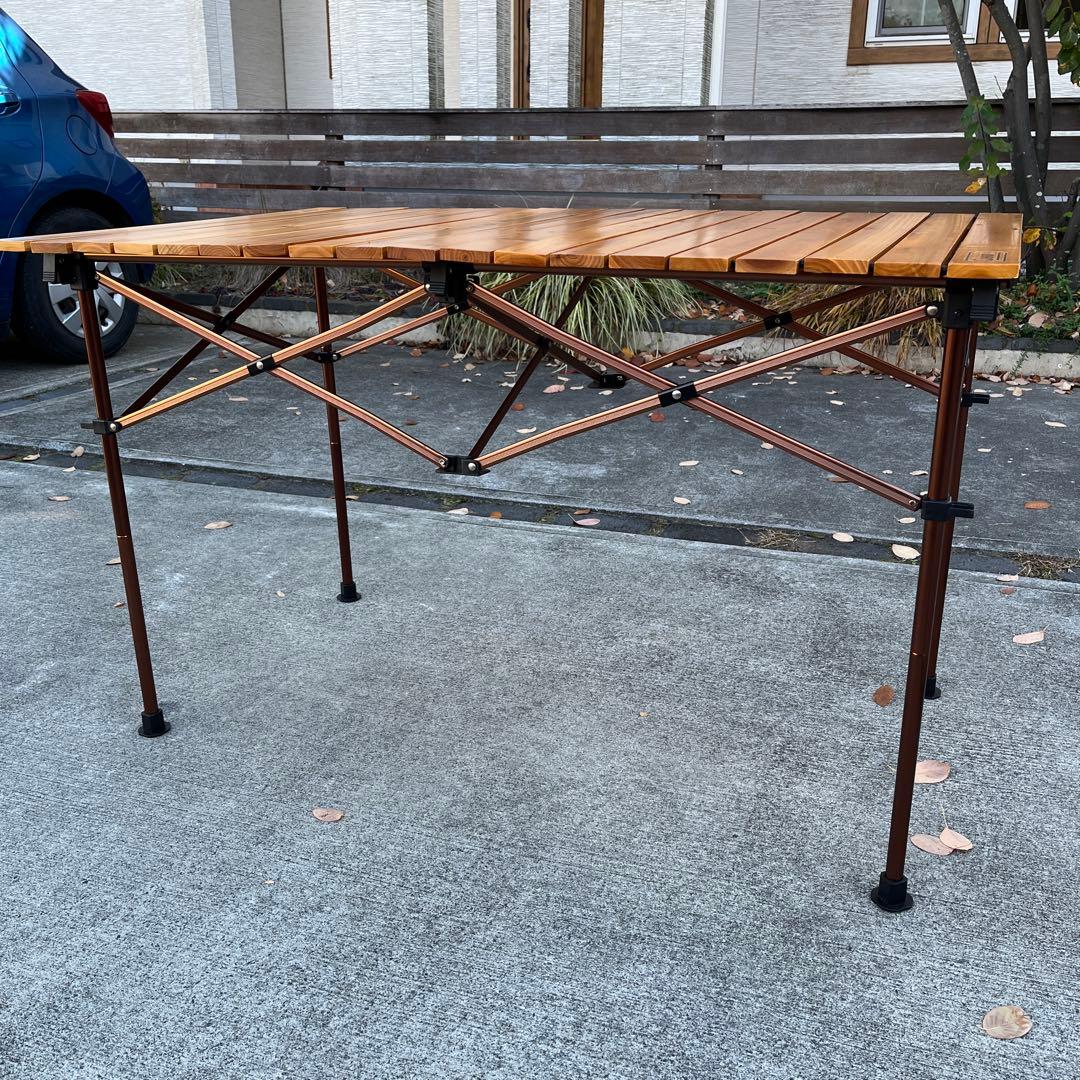 コールマン　ナチュラルウッドロールテーブルクラシック110