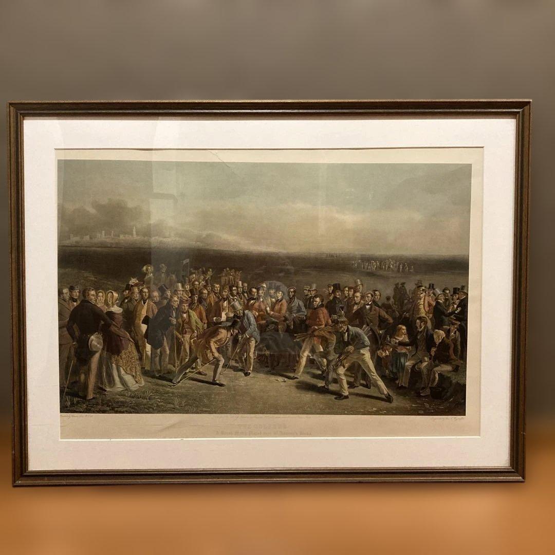 絞首刑の場面 大判アート作品