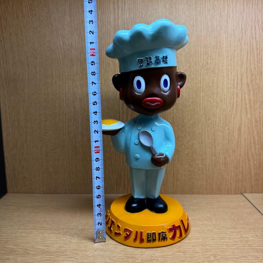 【オリエンタル坊や 中】首振り人形 カラーver.ライトブルー 箱付き