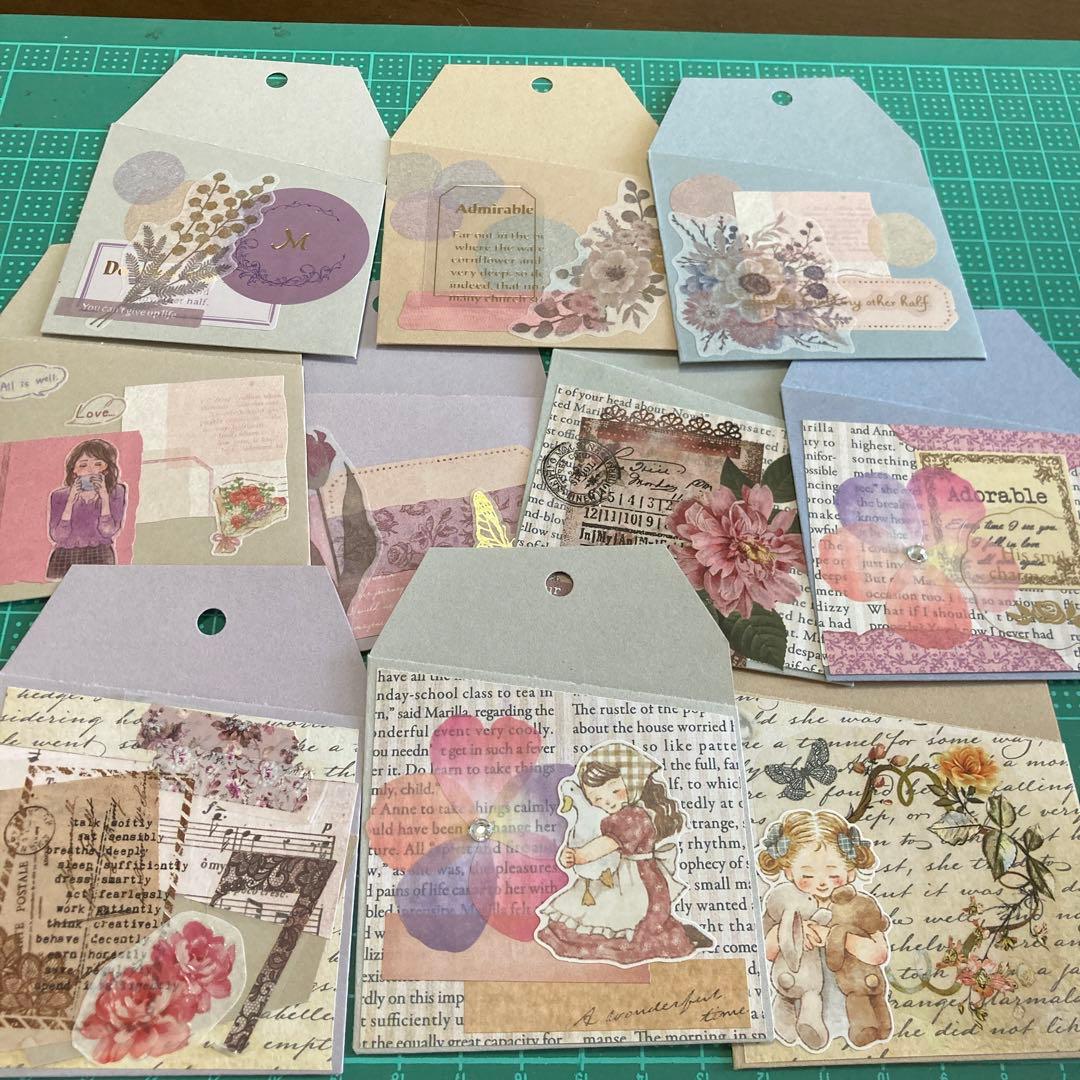 韓国風くすみ系  タグパック②コラージュ  おすそ分けファイルなどにどうぞ