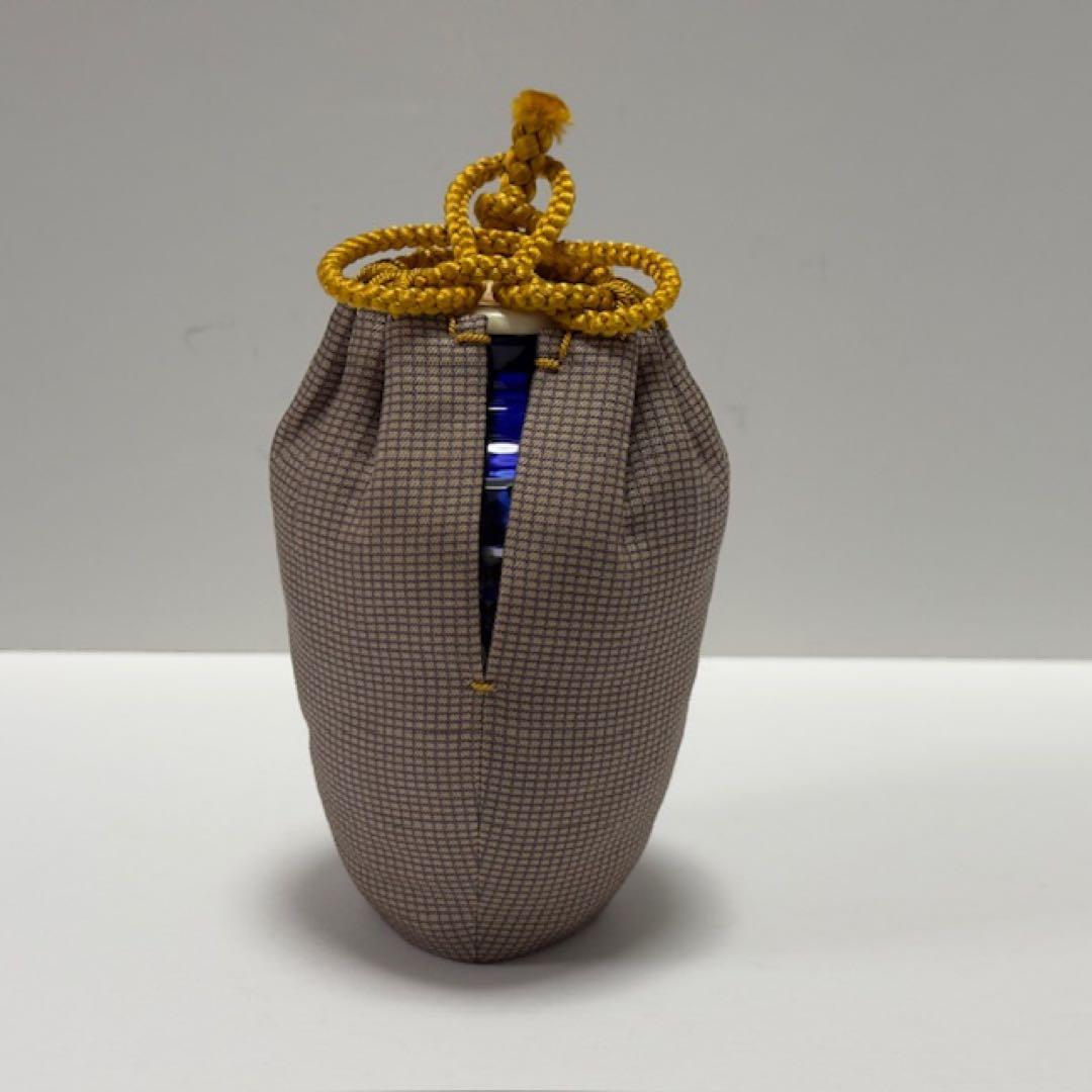 茶道 星野工房 義山 切子茶入 共箱 ギヤマン 茶道具