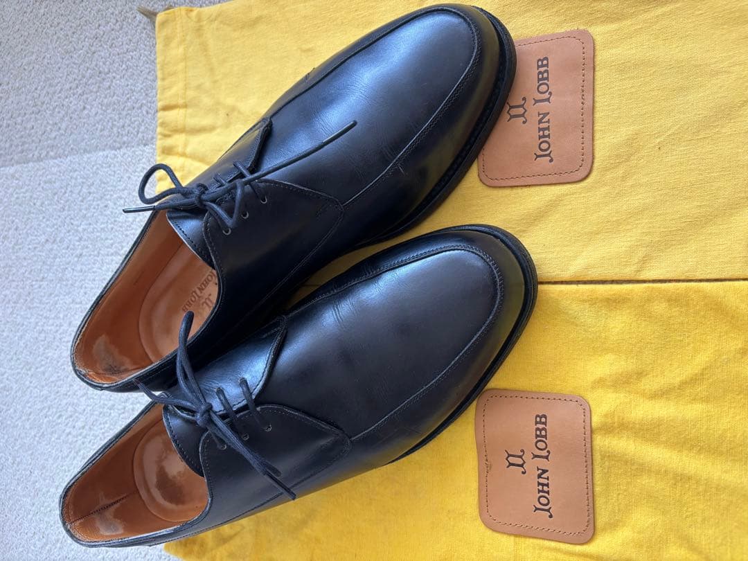 【シバスカ】【JOHN LOBB】ジョンロブ Uチップ 黒