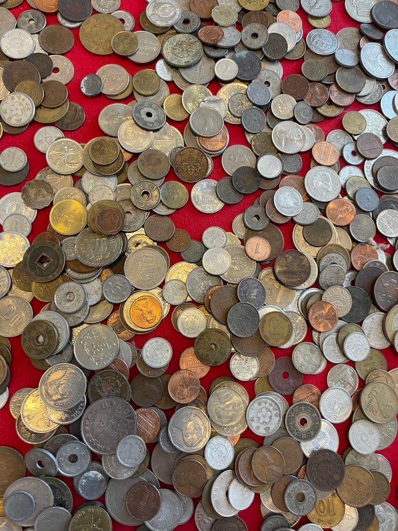 外国硬貨　日本古銭　貨幣　硬貨　記念　他　いろいろ　約10.8kg