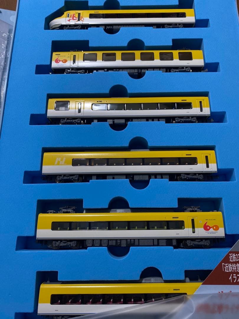 「近鉄特急60周年」ロゴマーク・イラスト付 6両セット