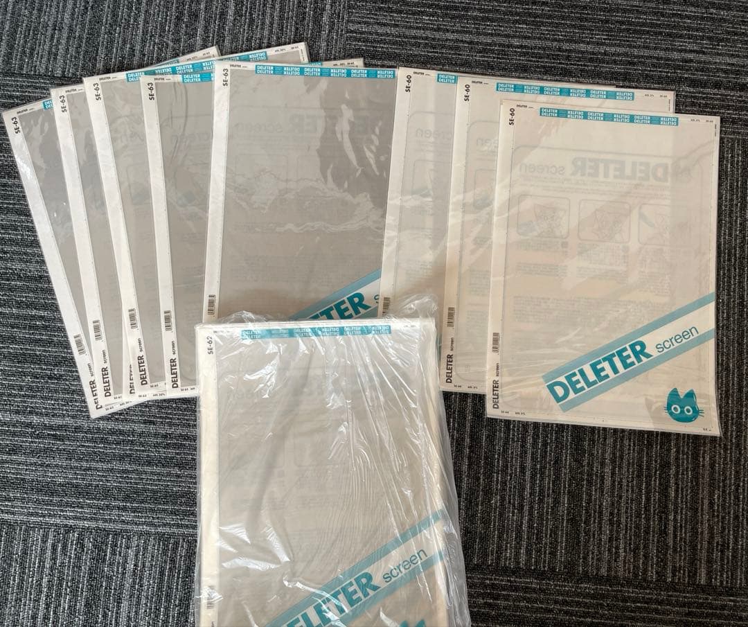 DELETER、IC、マクソン他スクリーントーンセットＡ