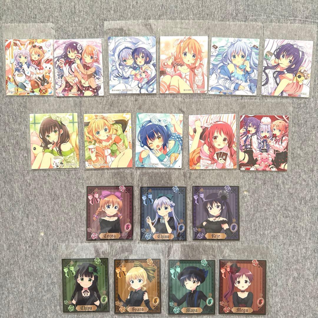 【全18種セット】ご注文はうさぎですか？ × GiGO コラボ　コースター