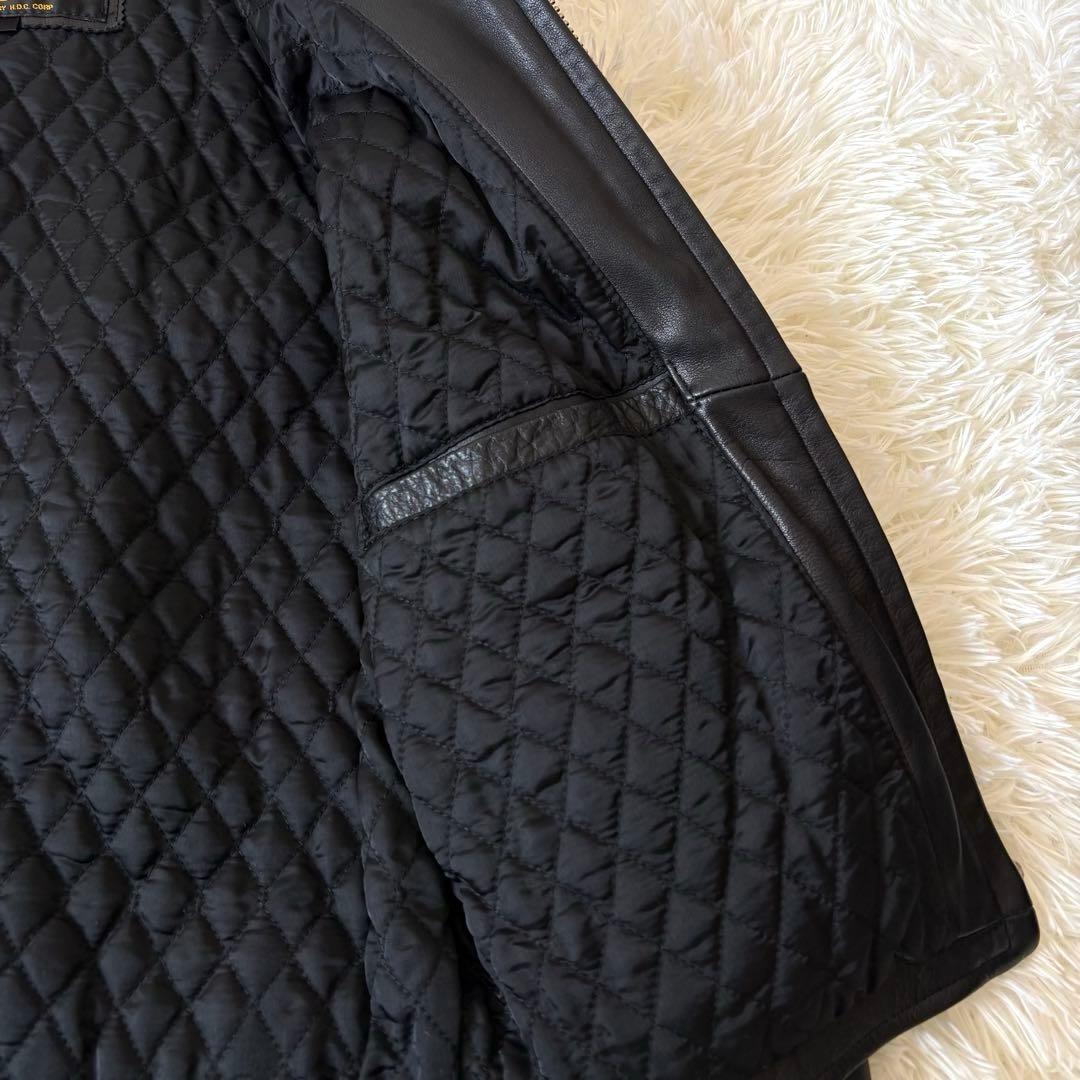 ハーレーダビッドソン シングルライダース レザージャケット ブラック S