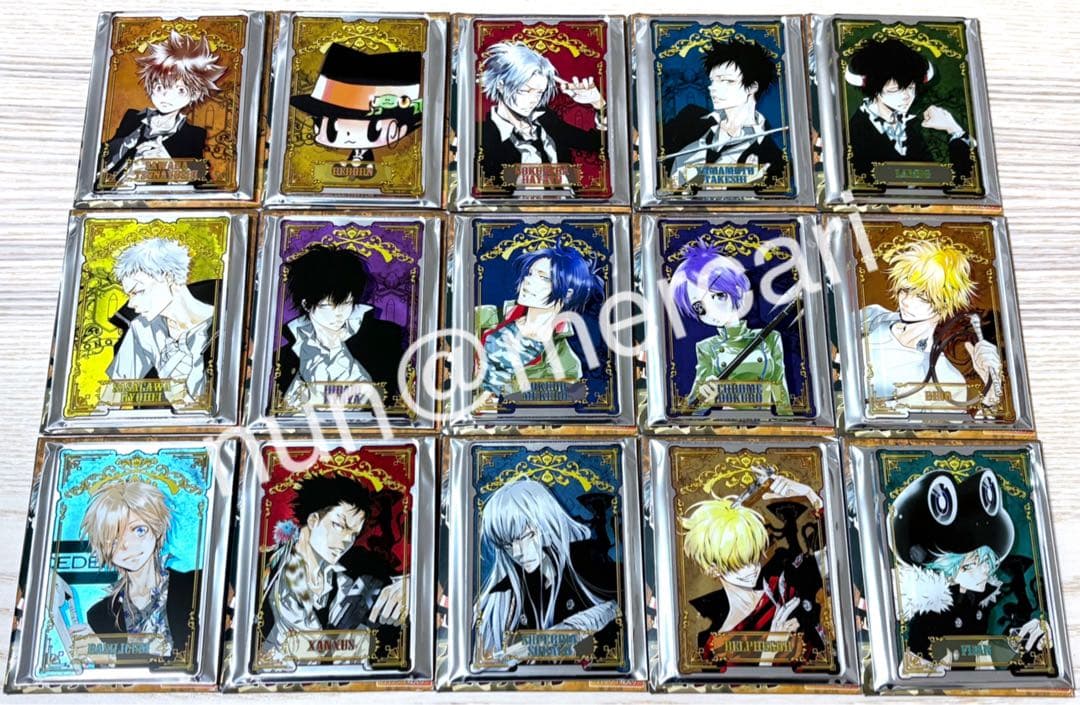 家庭教師ヒットマンREBORN！ステータスカードコレクション 全種類セット