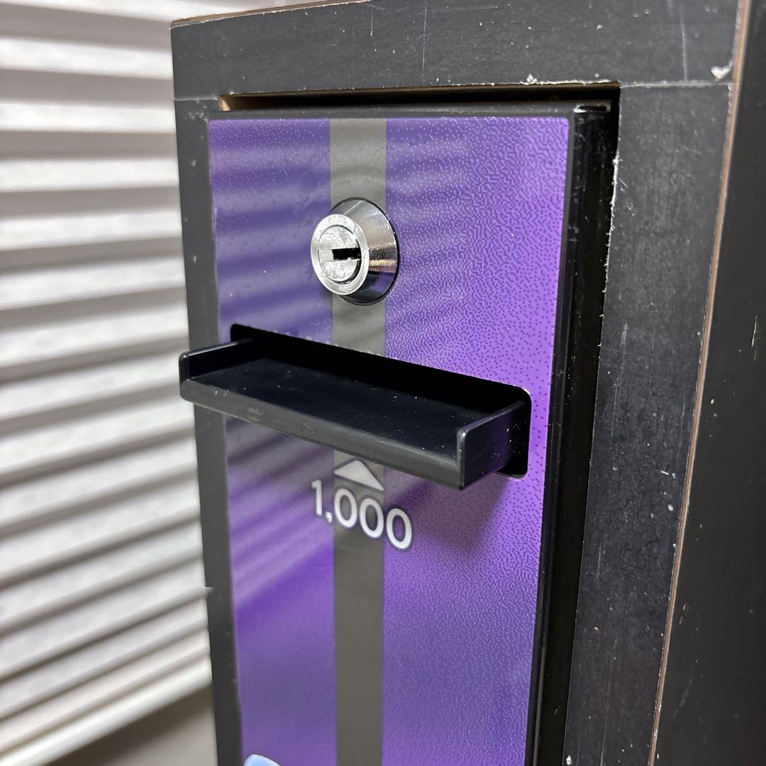 【美品】EMS-を7F サンド型両替機　千円札→100円硬貨×10枚　鍵付き