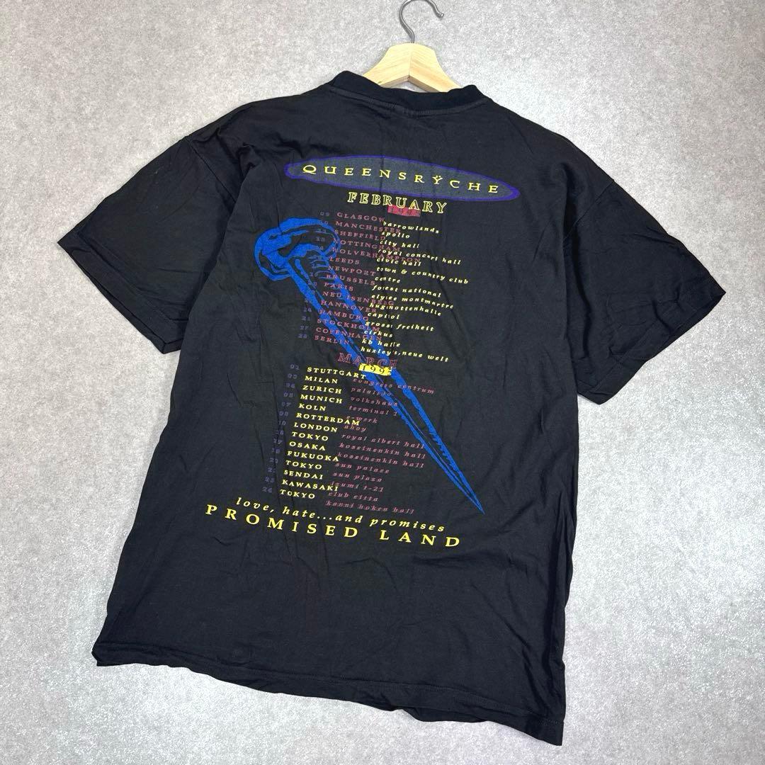 希少 90s 当時物 QUEENSRYCHE ヴィンテージ バンドTシャツ L