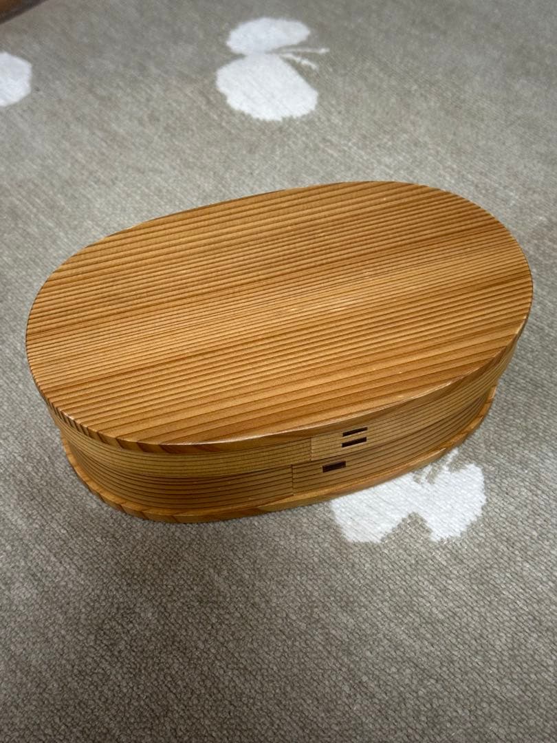 ☆曲げわっぱ☆秋田大館工芸社 小判弁当大&小☆