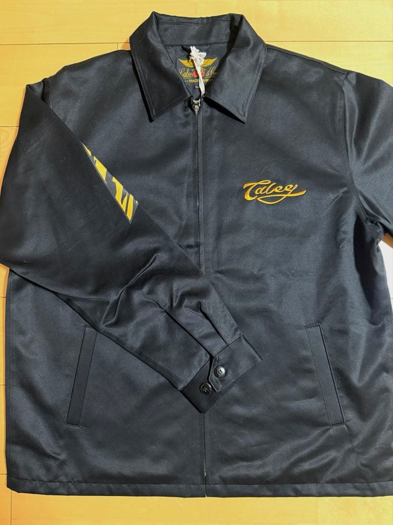 新品 CALEE タイガーボルト 刺繍 ジャケット　XL