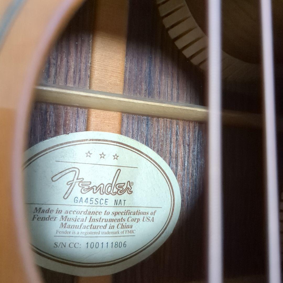 Fender アコースティックギター エレアコ GA45SCE NAT