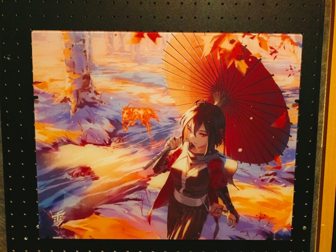 yukiaim キツネ ガラスマウスパット