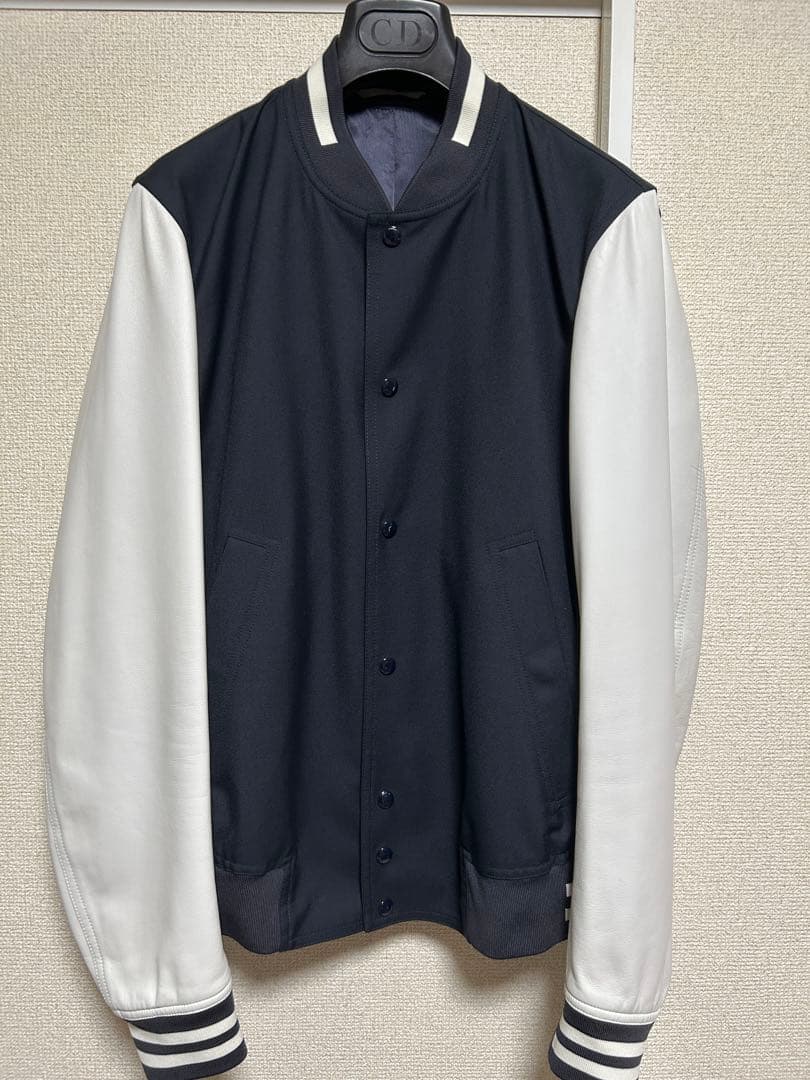 未使用に近いDior homme ディオールオム スタジャン レザー 44