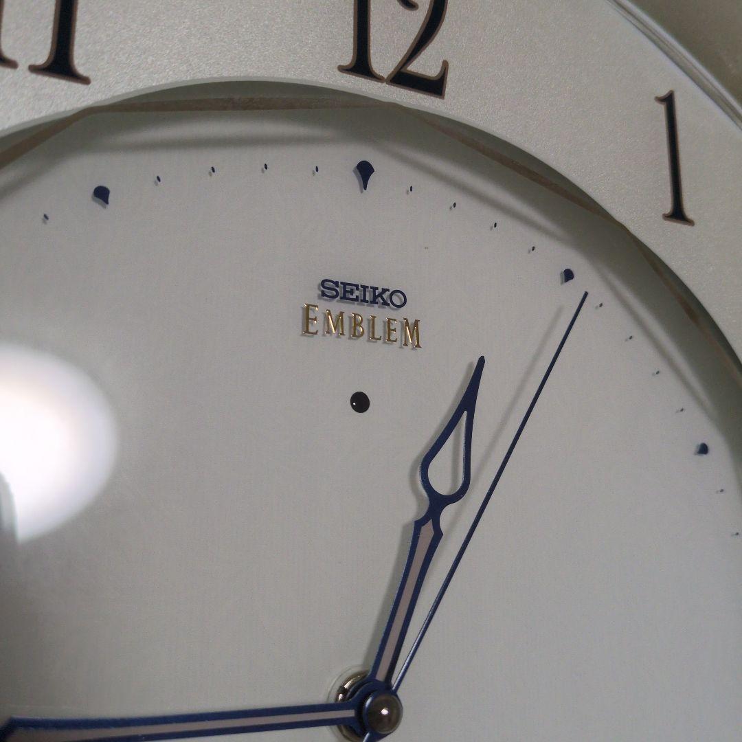 ミ*ン様 新品　セイコー　エンブレム　電波掛け時計　SEIKO EMBLEM 未