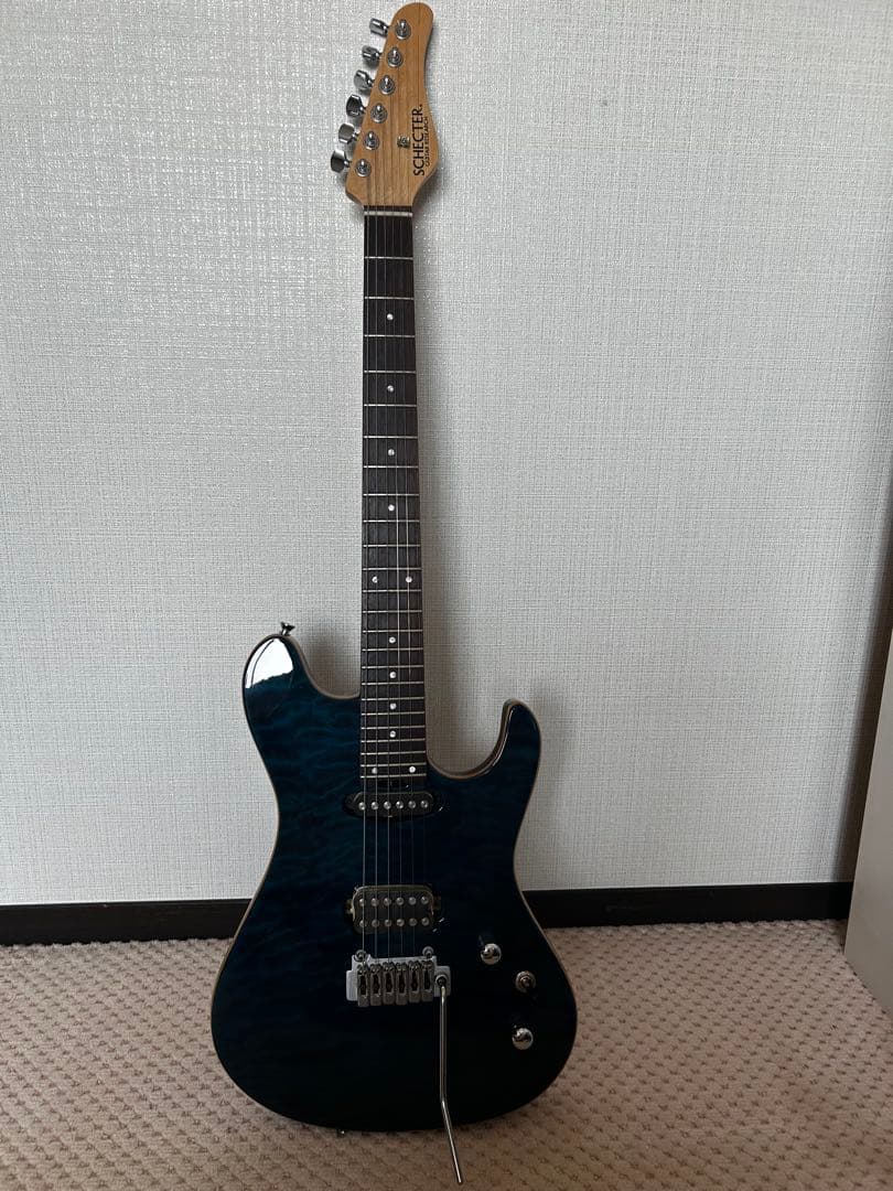 ギター SCHECTER MZ1 See-thru Blue