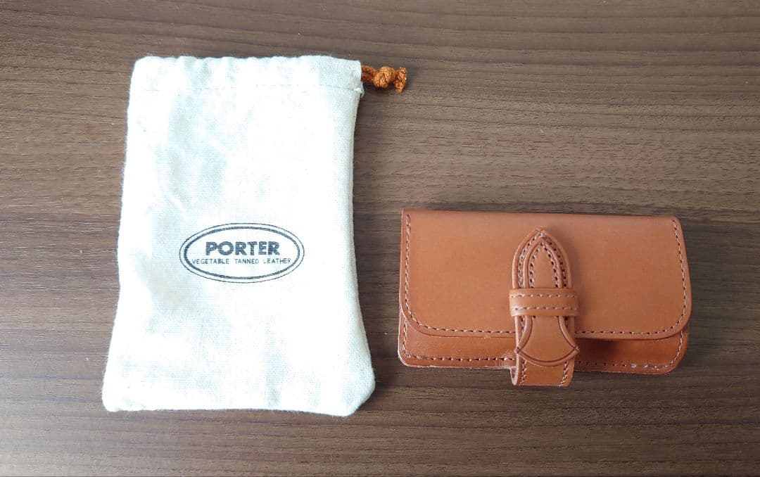 PORTER レザーキーケース ブラウン 収納袋付き