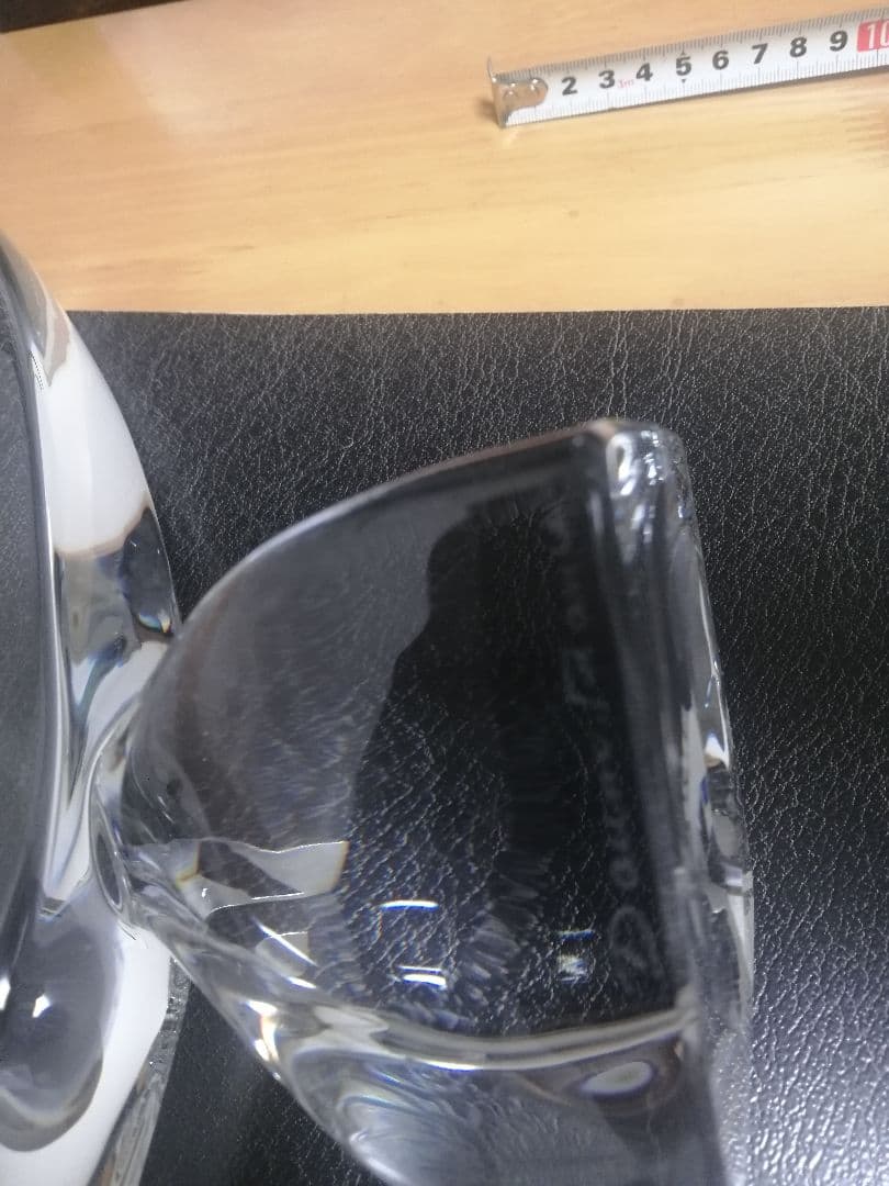 Daum Franceドームクリスタル　エンジェルフィッシュ　魚　アンティーク