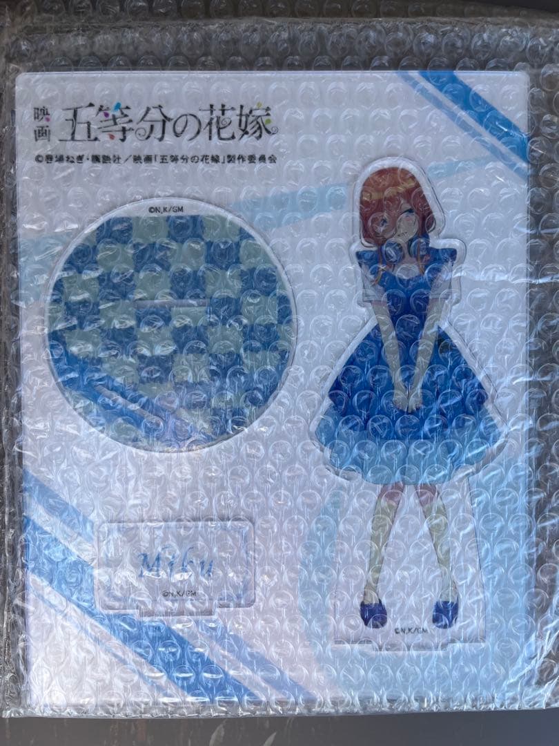 五等分の花嫁　シャープ　コラボ　アクスタ　三玖