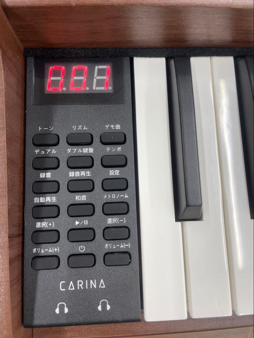 電子ピアノ88鍵盤　給電タイプ　木目調ボディ　マホガニー