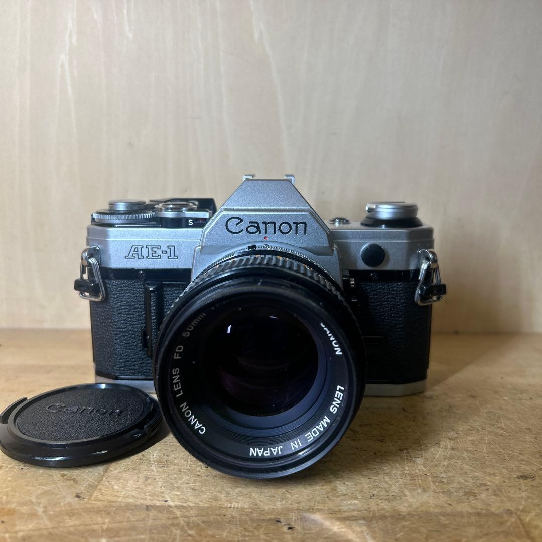 Canon AE-1+FD 50 f1.4 SSC 鳴きなし完動極美品