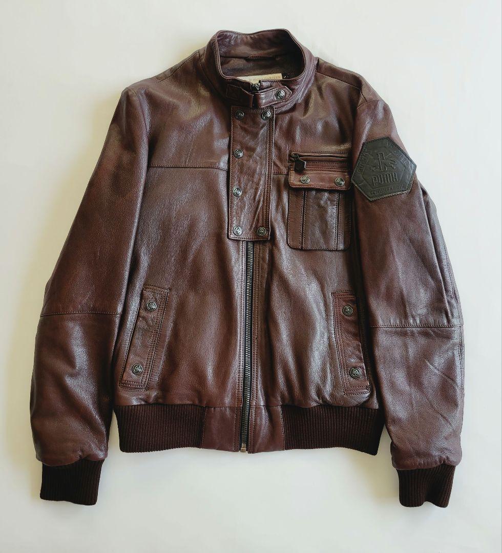PUMA プーマ　レザージャケット　S　ルドルフダスラー　革ジャン ライダース