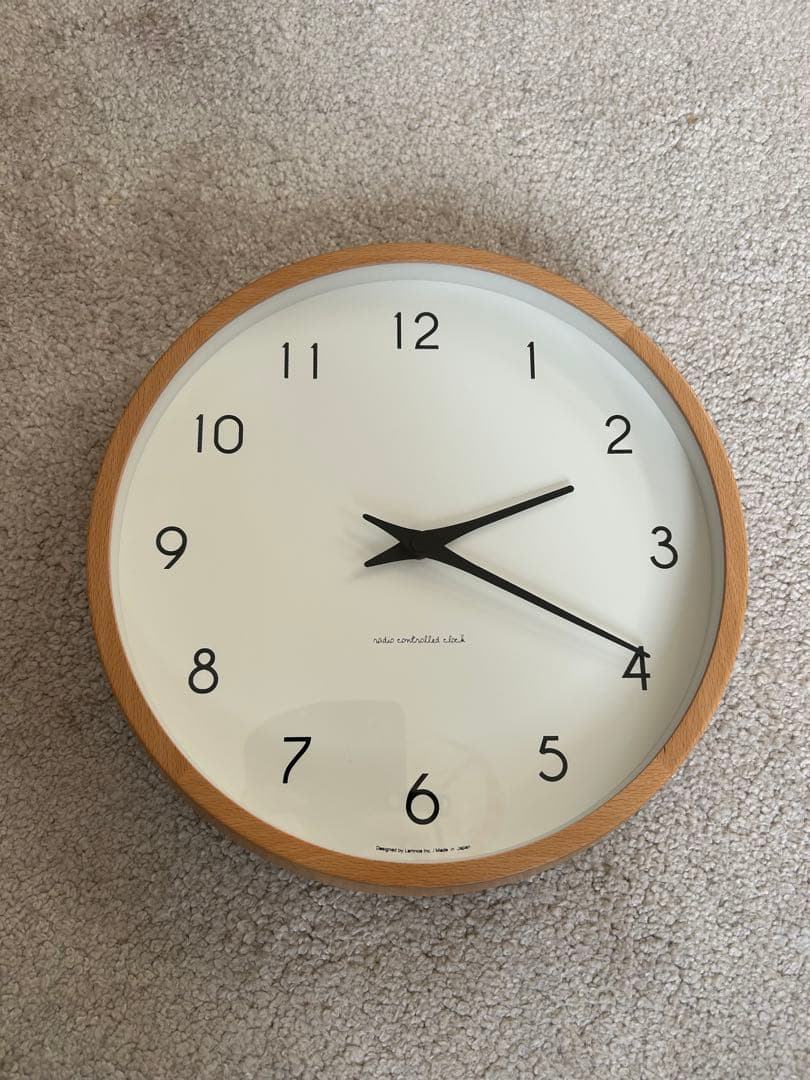 レムノス　カンパーニュ　掛け時計Lemnos 電波時計