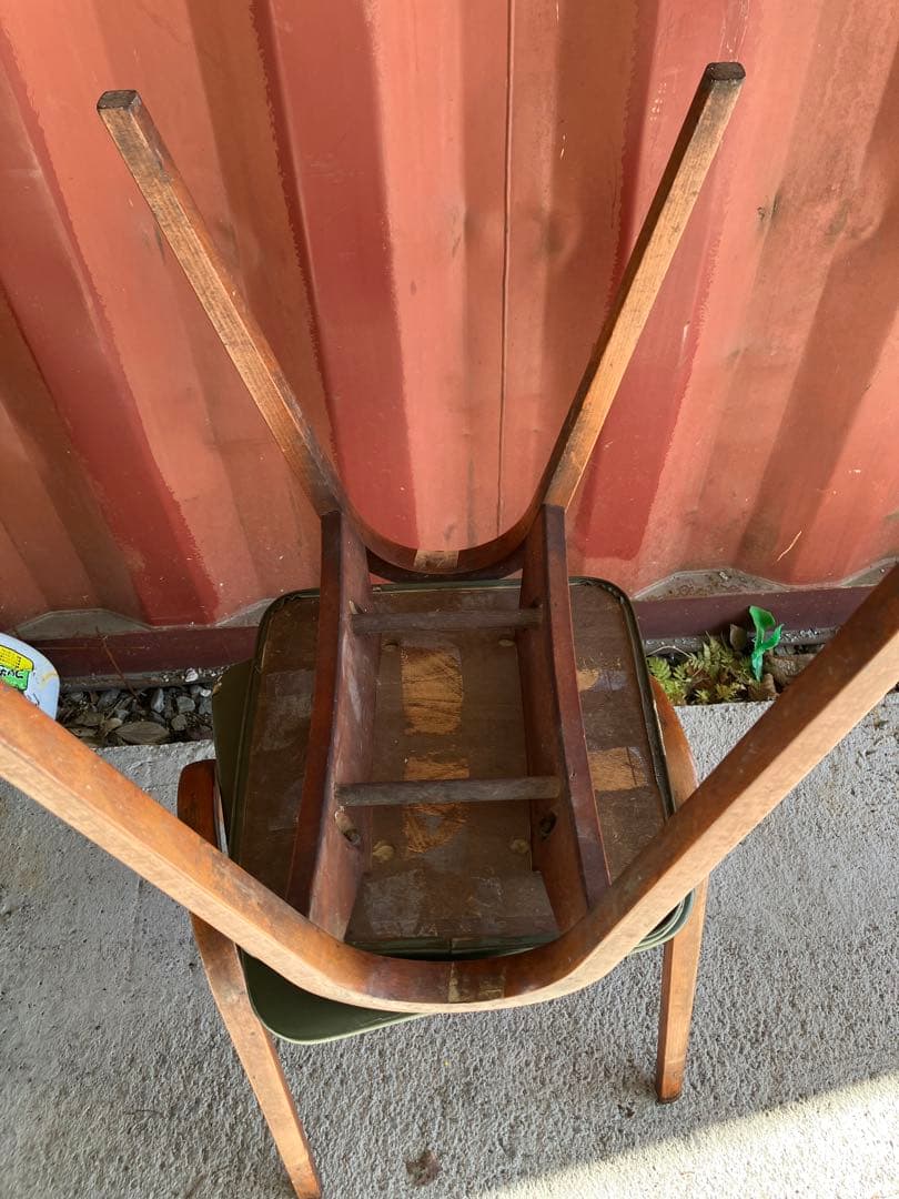 ヴィンテージ　秋田木工　剣持勇　スタッキングスツール