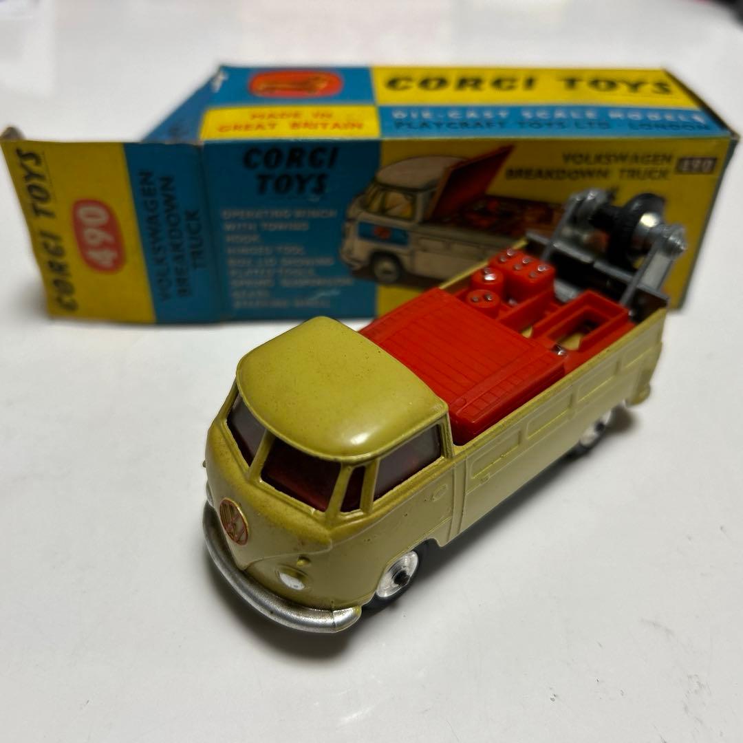 コーギー No.490 フォルクスワーゲン VW BREAKDOWN TRUCK