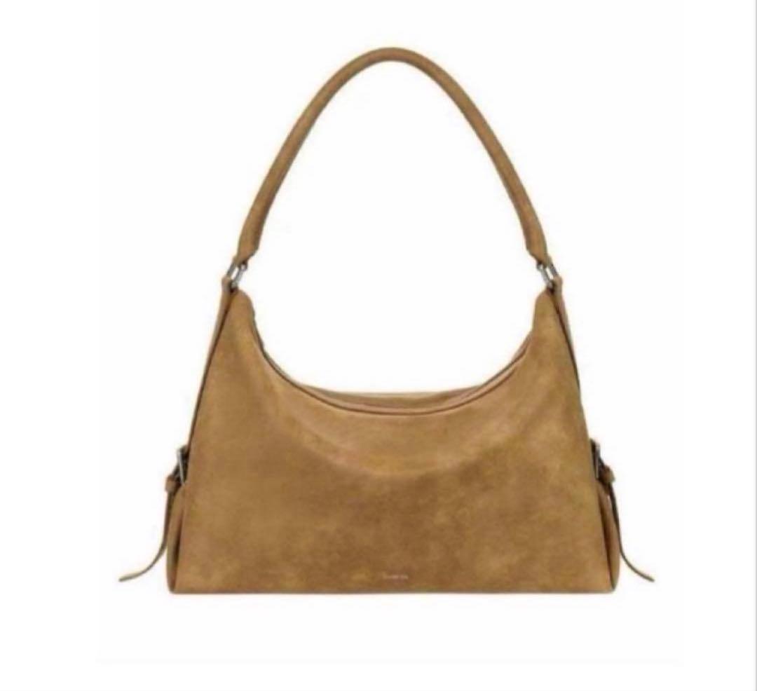 STAND OIL スエードハンドバッグ ブラウン