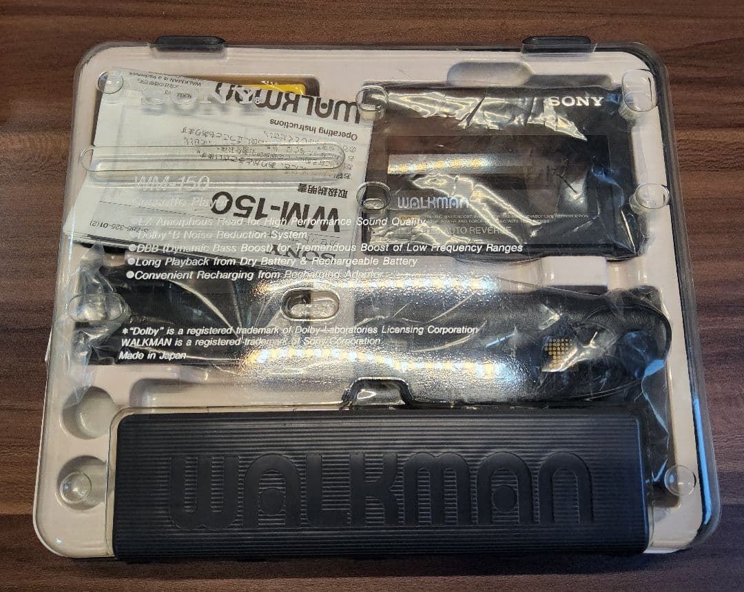 【未使用品 超レア！】 SONY ウオークマン WM-150 ブラック ジャンク