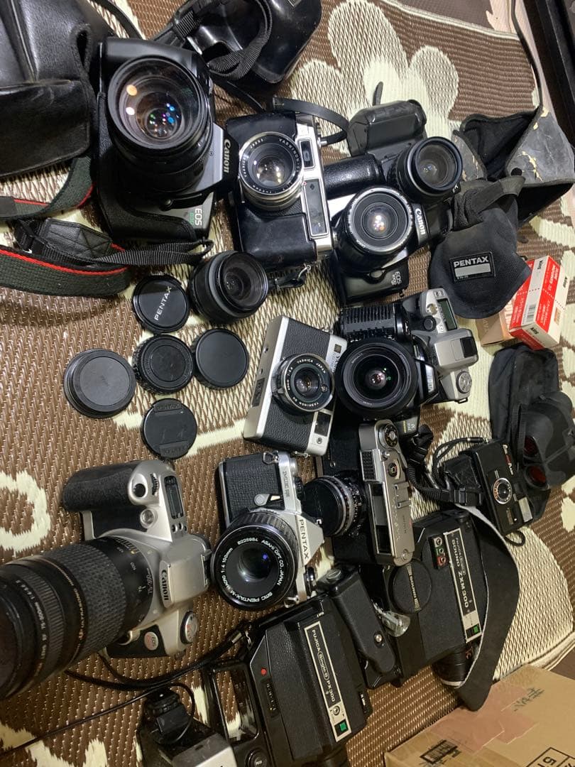 【SALE】フィルムカメラ レンズ付 まとめてセット　ジャンク